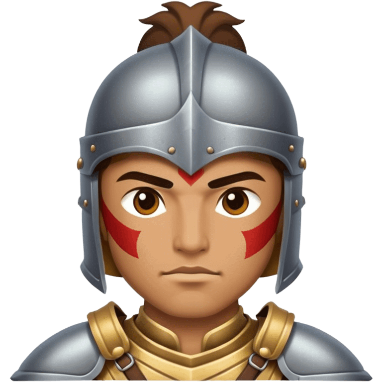 man warrior With armor emoji