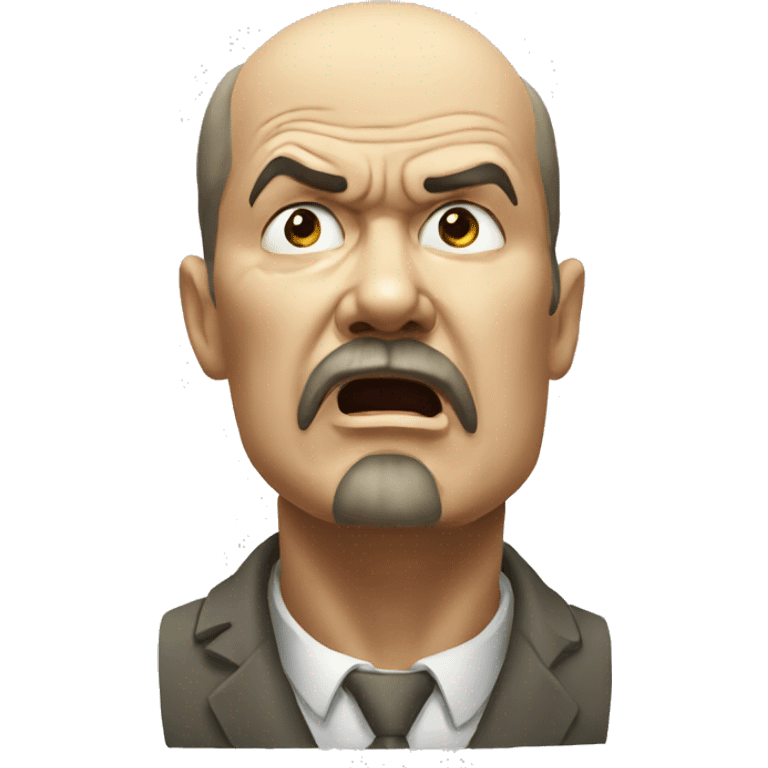 Vladimir Lenin in shock emoji