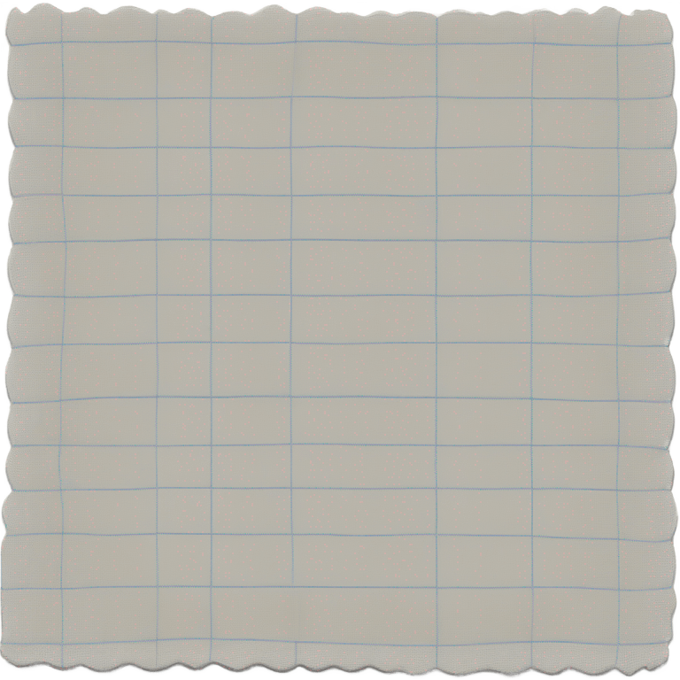 grid pattern napkin emoji