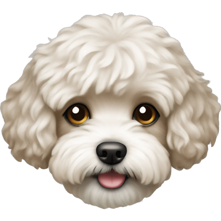 A maltipoo dog emoji