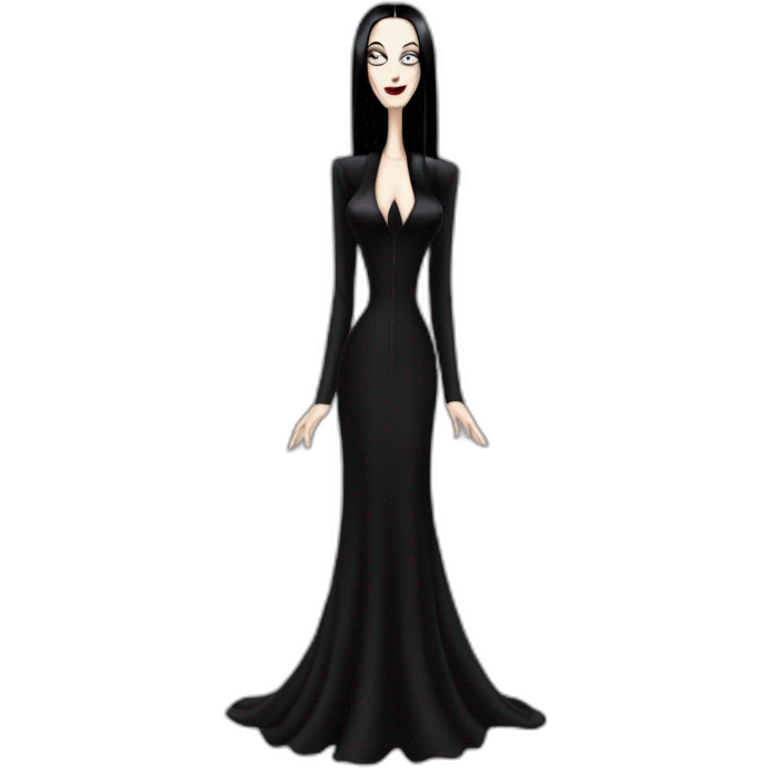 Morticia Addams emoji