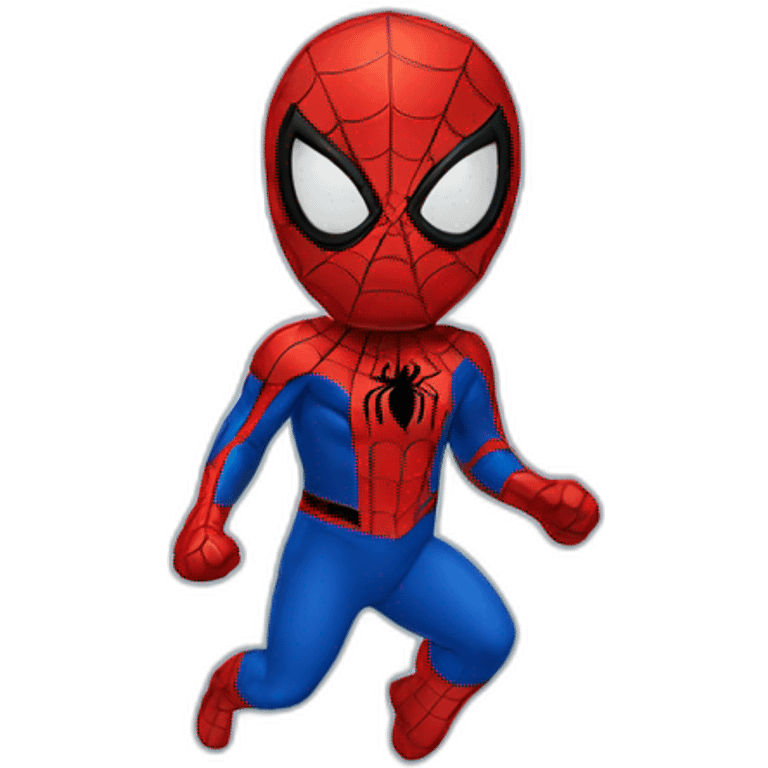 Spiderman in the winter  emoji