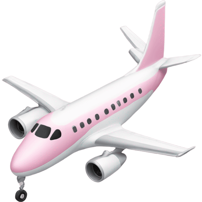 Light pink white airplain emoji