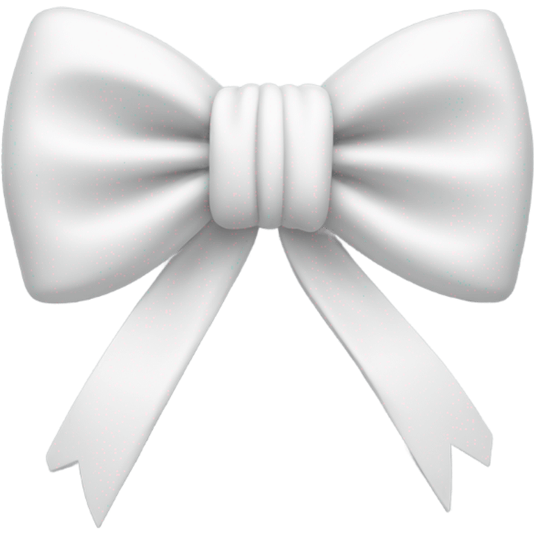 white bow emoji