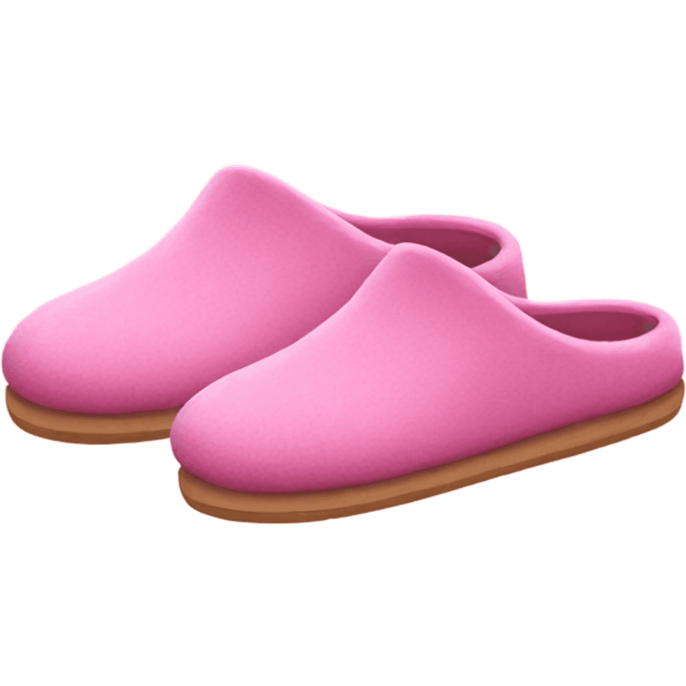 Pink slippers emoji