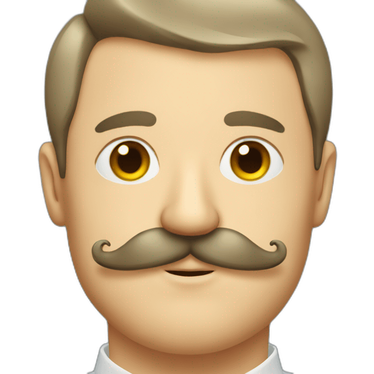 russian moustache husband with fish emoji