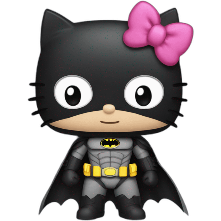 hello kitty batman emoji