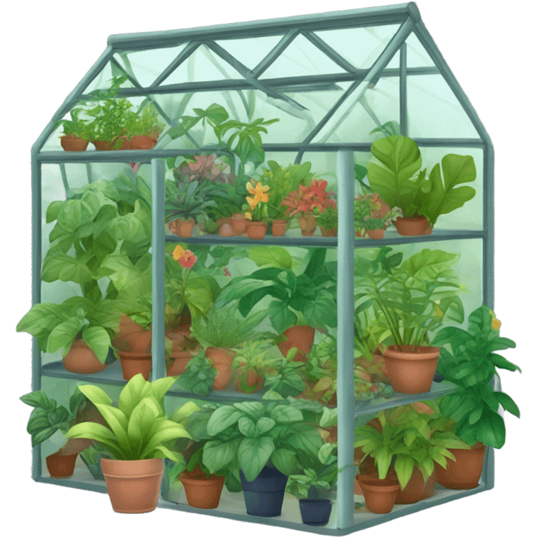 botanival garden green house emoji