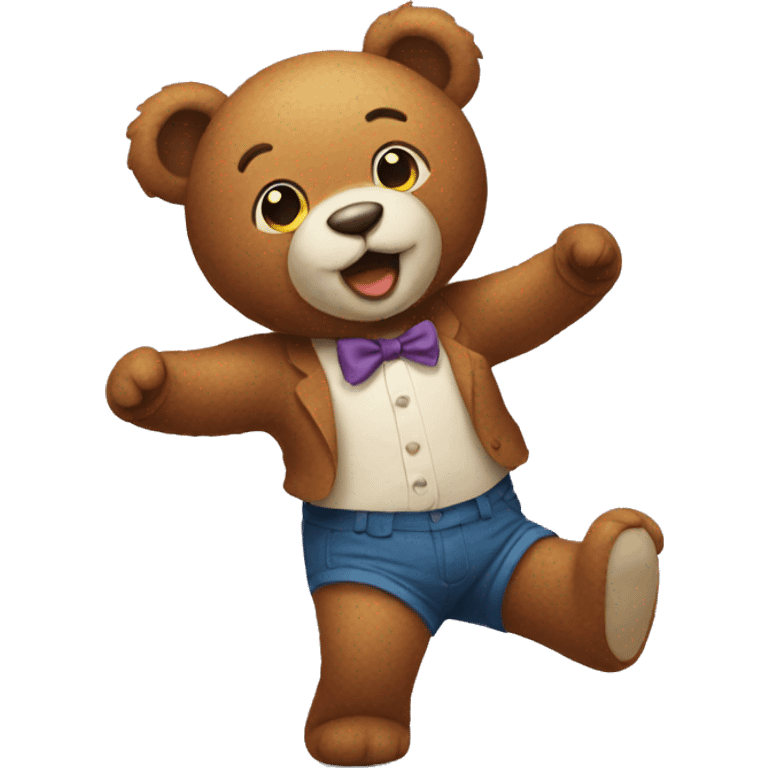 teddy dancing  emoji