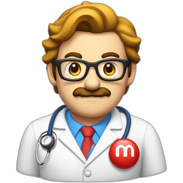 mario nintendo doctor emoji