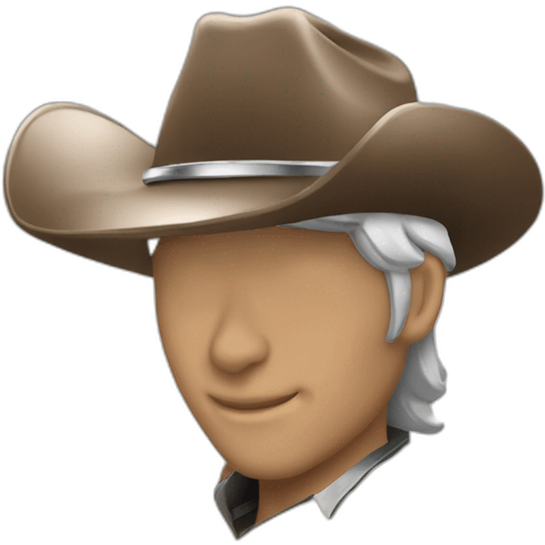 chrome cowboy hat emoji