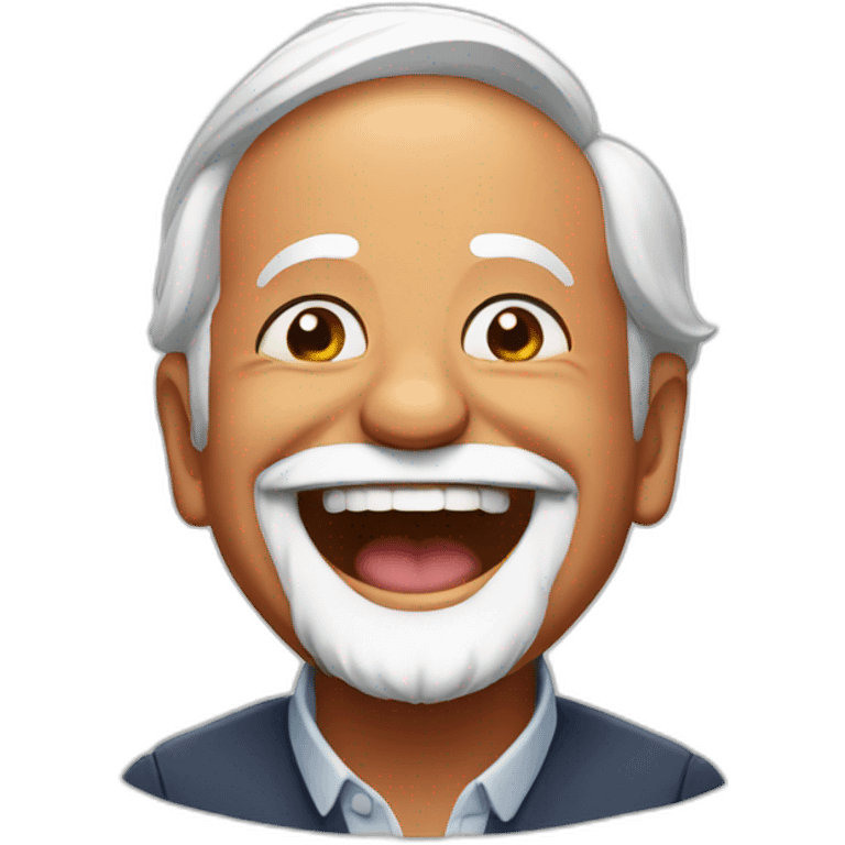 laughing modi emoji