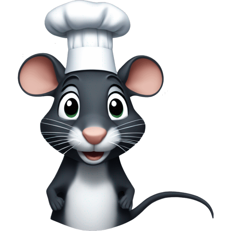 remy the rat from ratatouille chef hat emoji