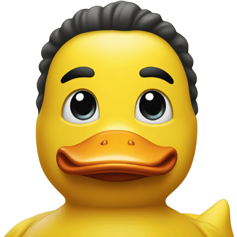 Yellow duck emoji