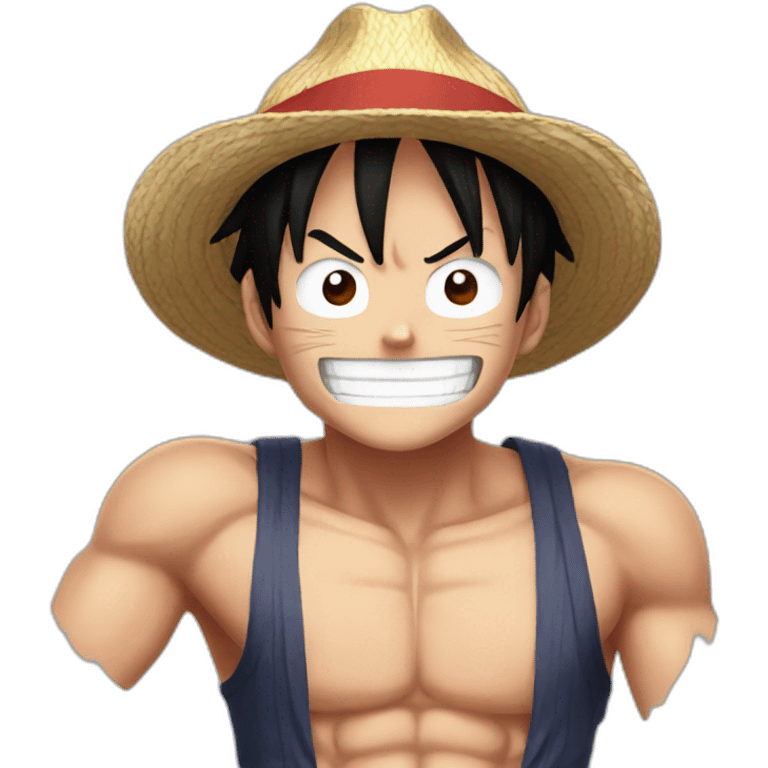 luffy muscle emoji