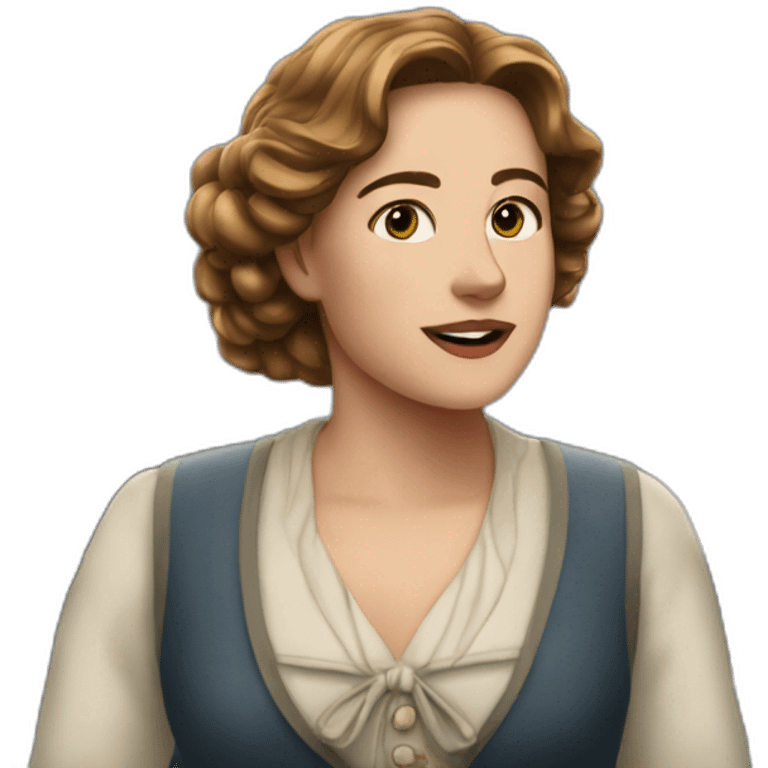 rose dawson on titanic emoji