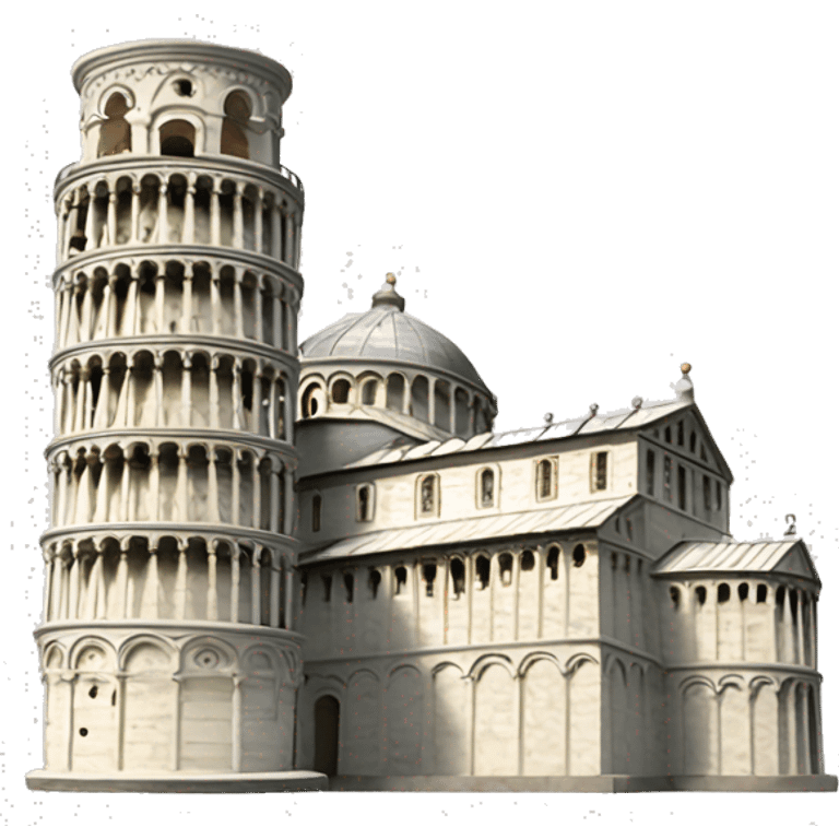 Super small Leaning tower of pisa  emoji