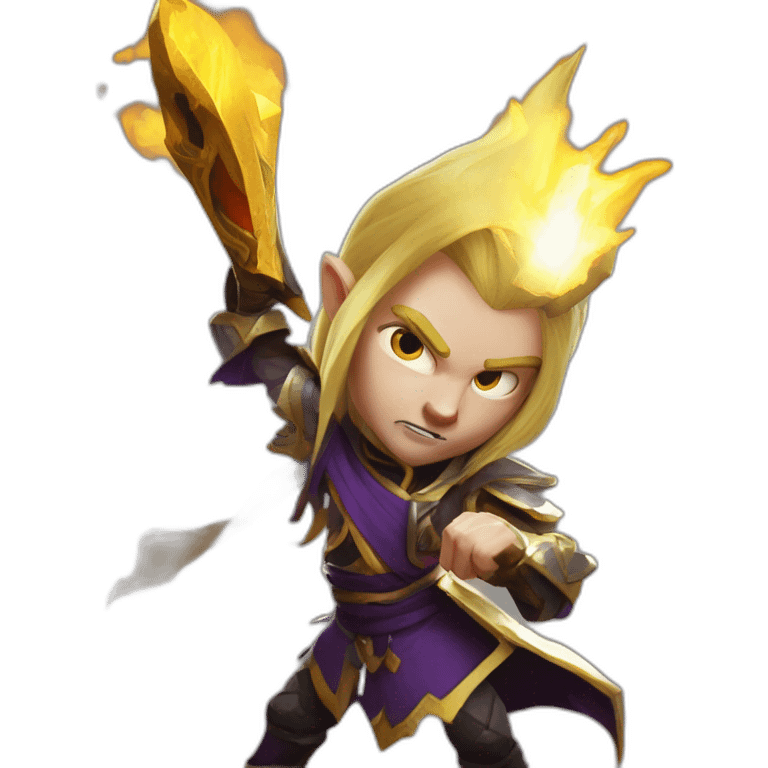 Invoker fight with Riki in Dota2 emoji