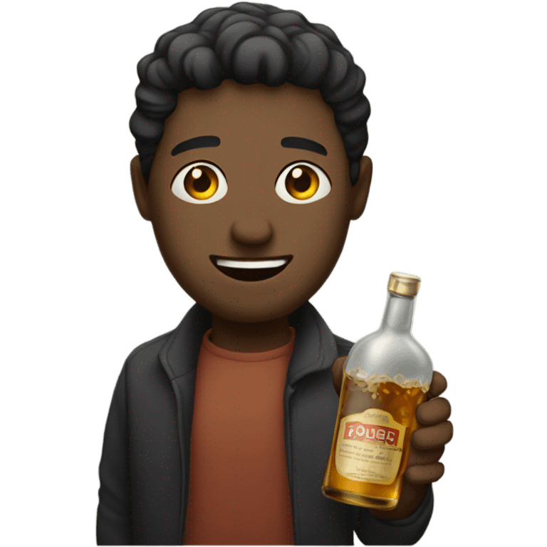 Person with liquor  emoji