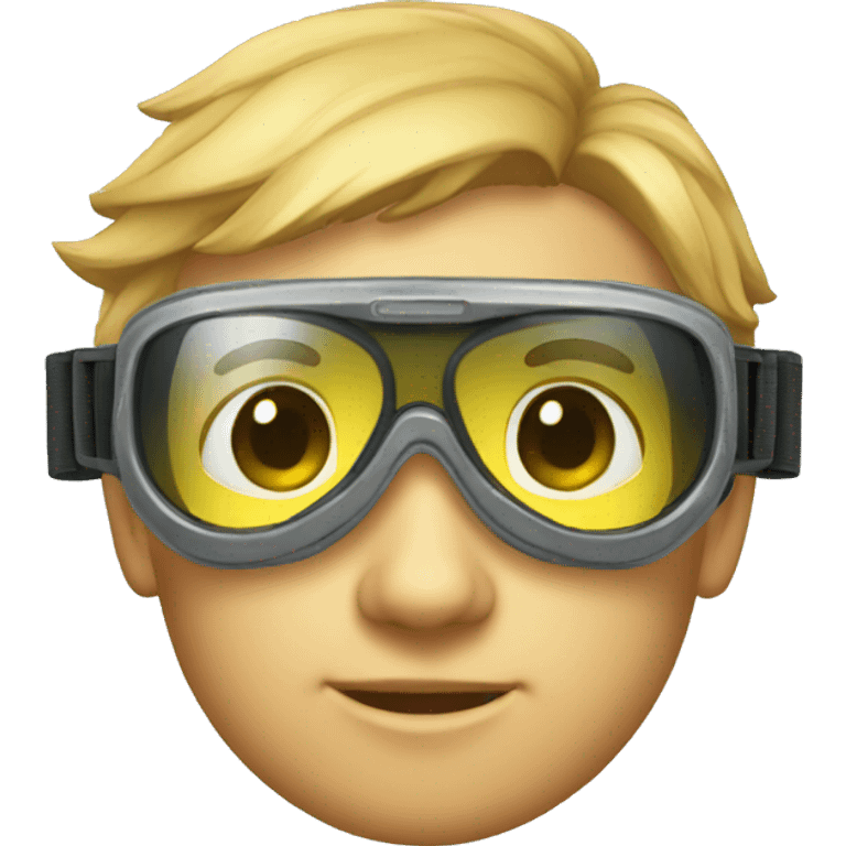 Cool aviator goggles emoji