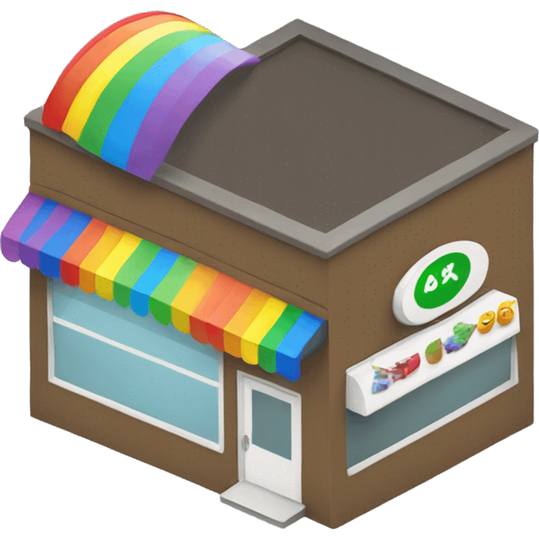 Rainbow store emoji