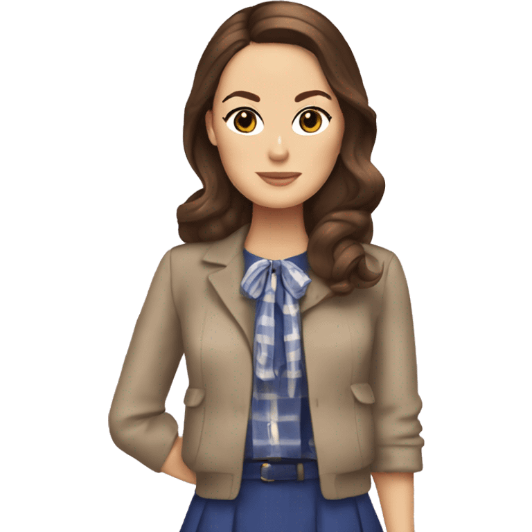 Blair Waldorf outfit  emoji