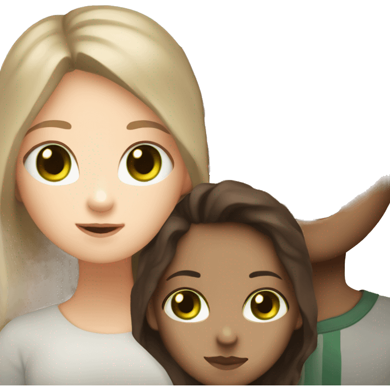 Me and my partner  we are white with brown hair and the gir have green eyes and boy have white skin and brown dark hair  emoji