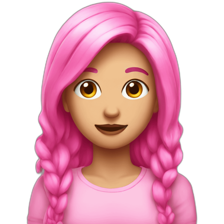 awesome pink emoji