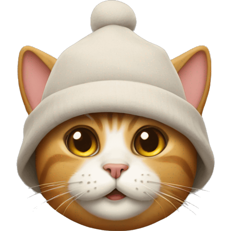 cat wearing a hat emoji