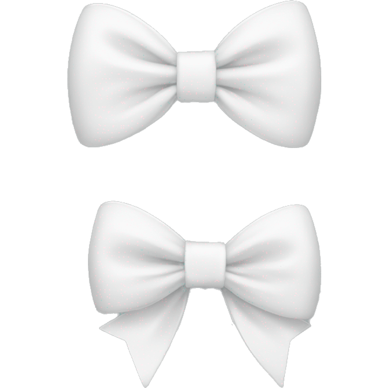 White bow  emoji