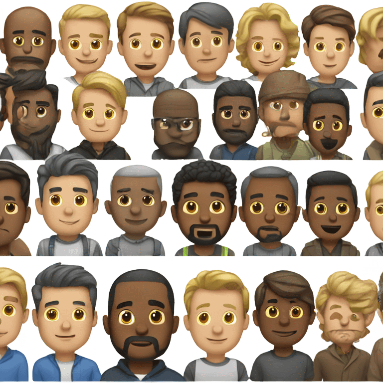 Group of men emoji