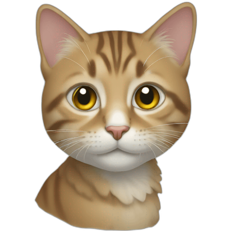 Un chat emoji