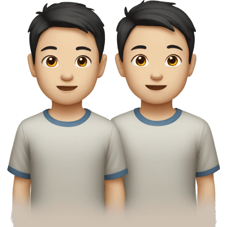 Chinese Twin boys emoji