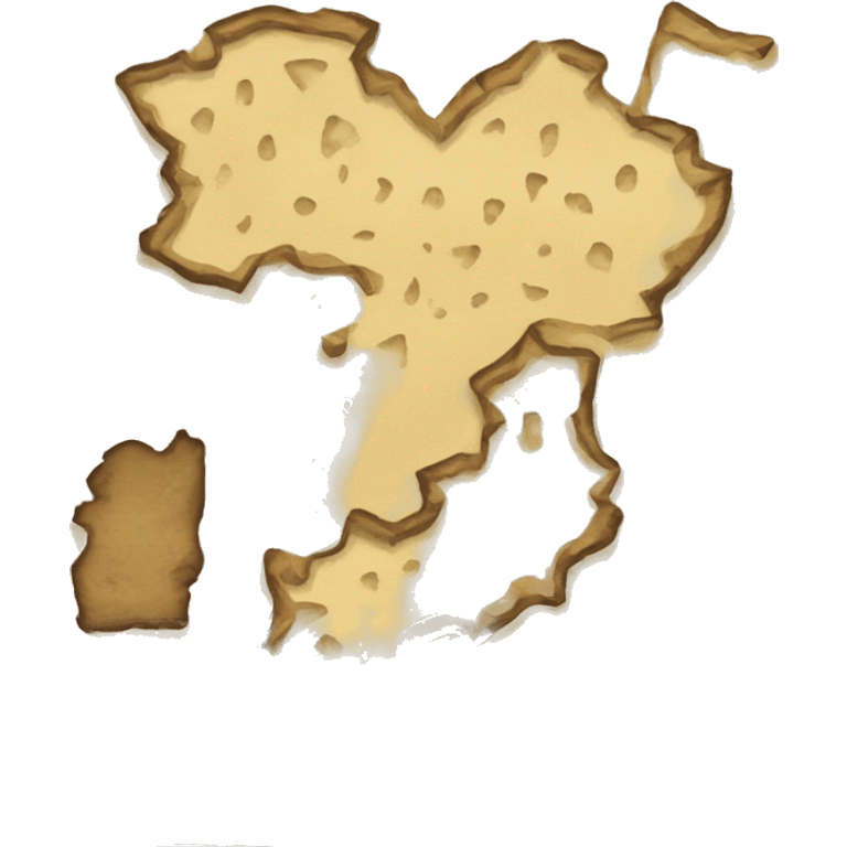 treasure map fragment emoji