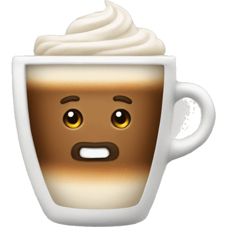 A cappuccino  emoji