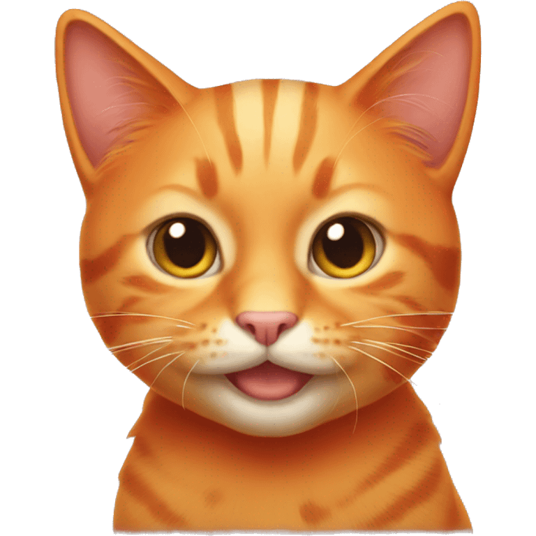 Orange cat emoji