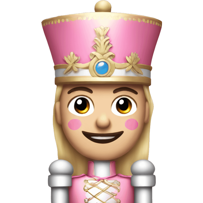 Pink Nutcracker  emoji