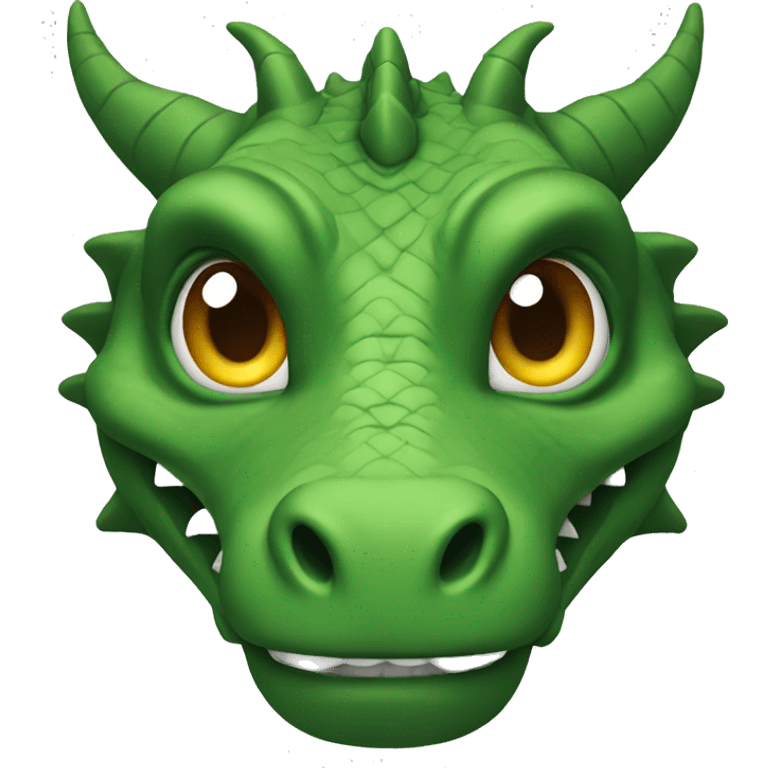 Dragon face front view emoji