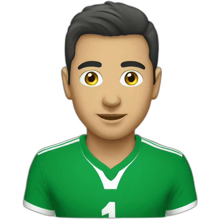 Algerian teeshirt footbal  emoji