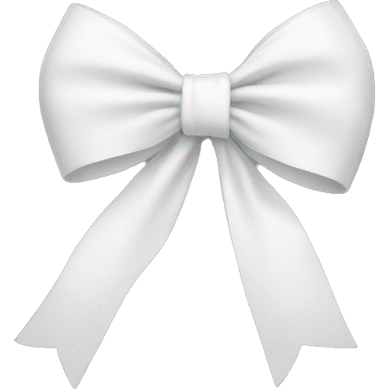 White bow emoji