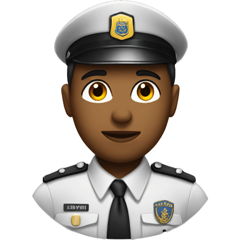 face, gender-neutral, POC security guard emoji