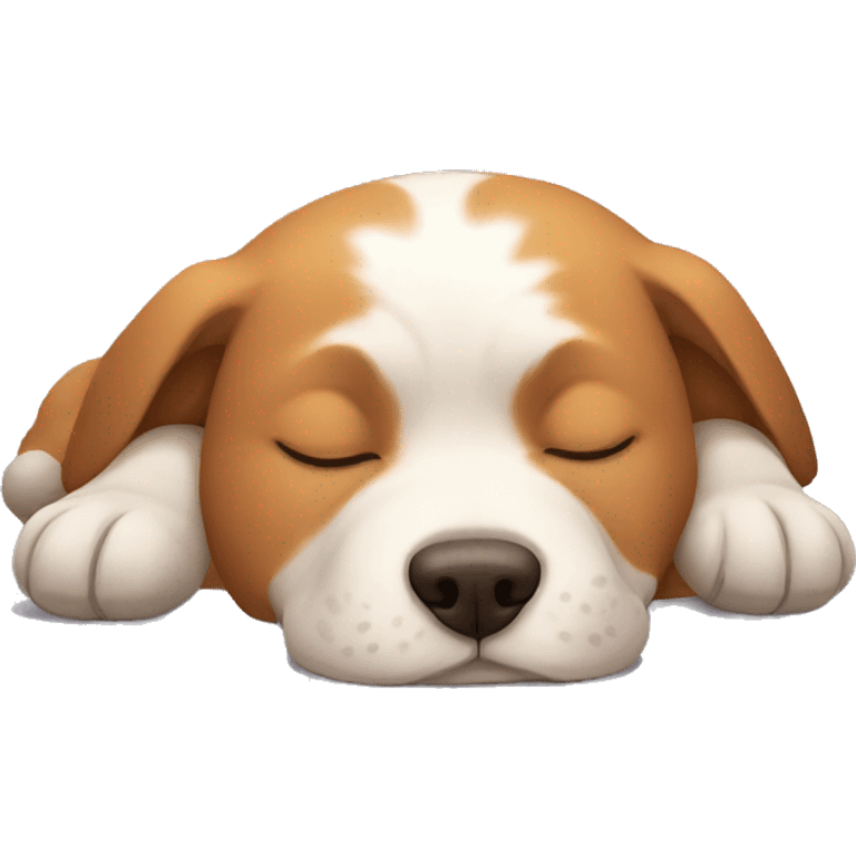 Dog sleeping emoji