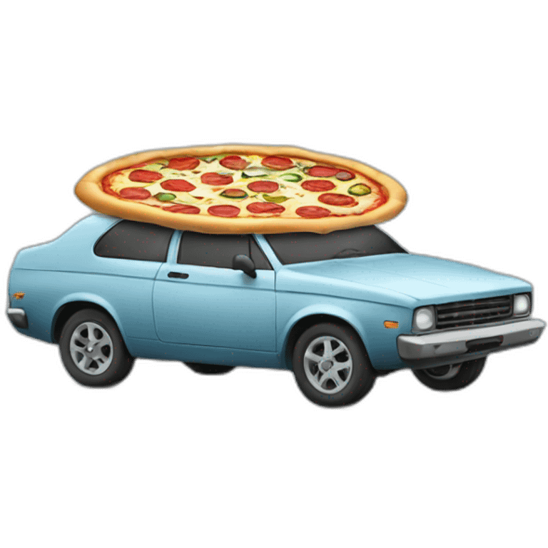 Pizza car emoji