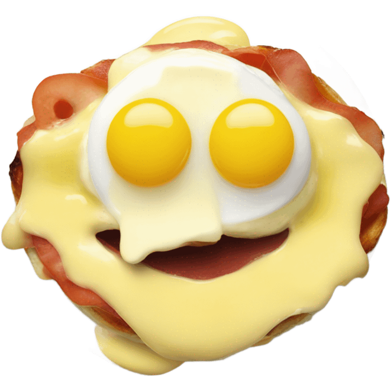 Evil eggs Benedict  emoji