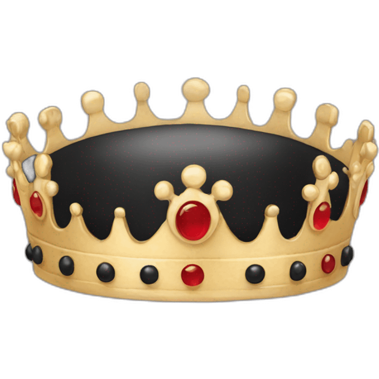 Couronne noire emoji