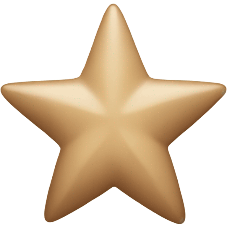 beige star with brown bow emoji