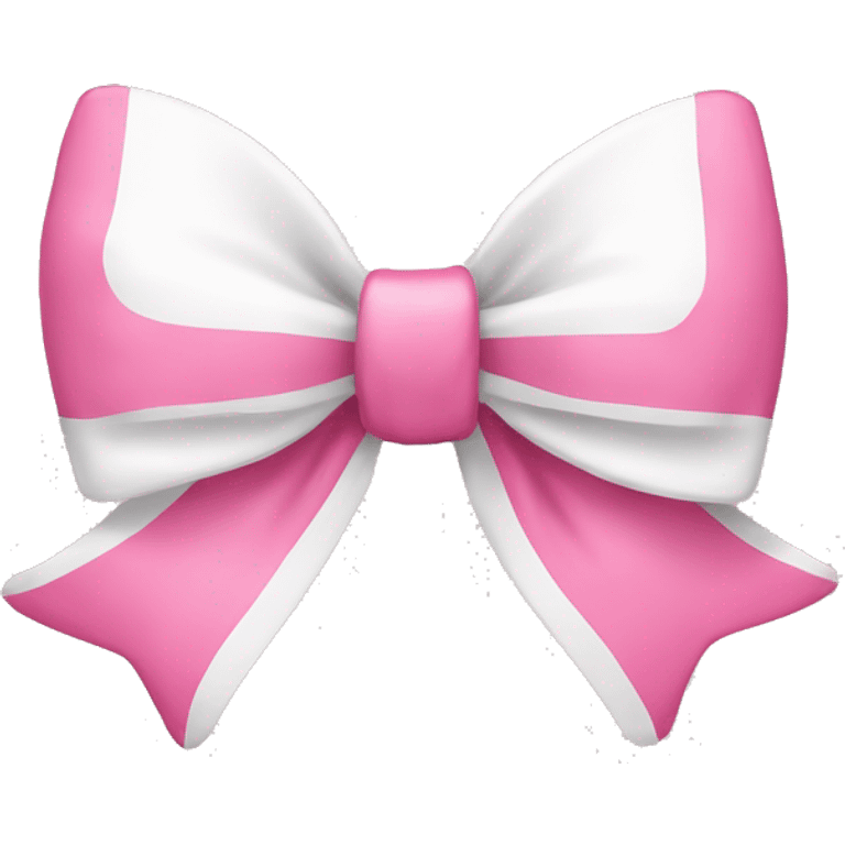 pink and white bow emoji