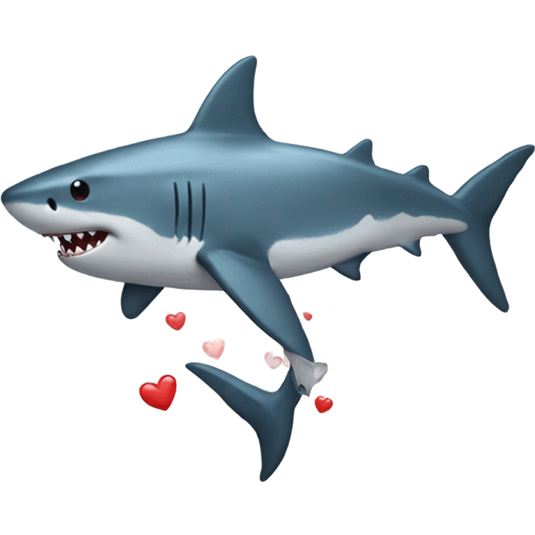 Shark heart emoji  emoji