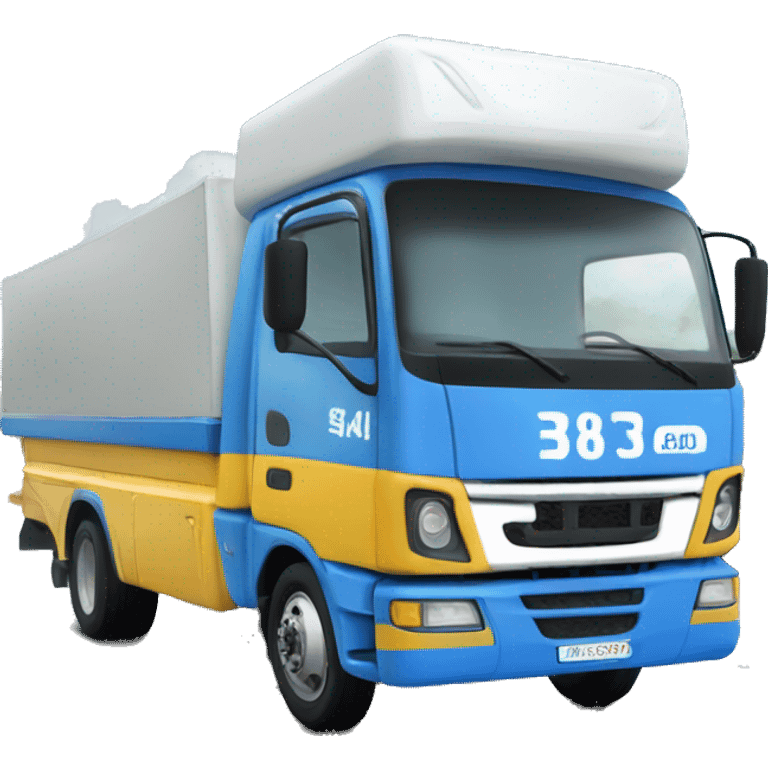 Camion azul  pkin38  emoji