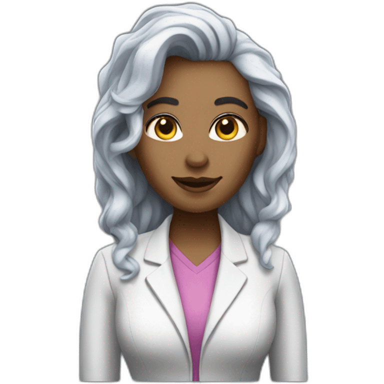 unicorn as a female manager emoji